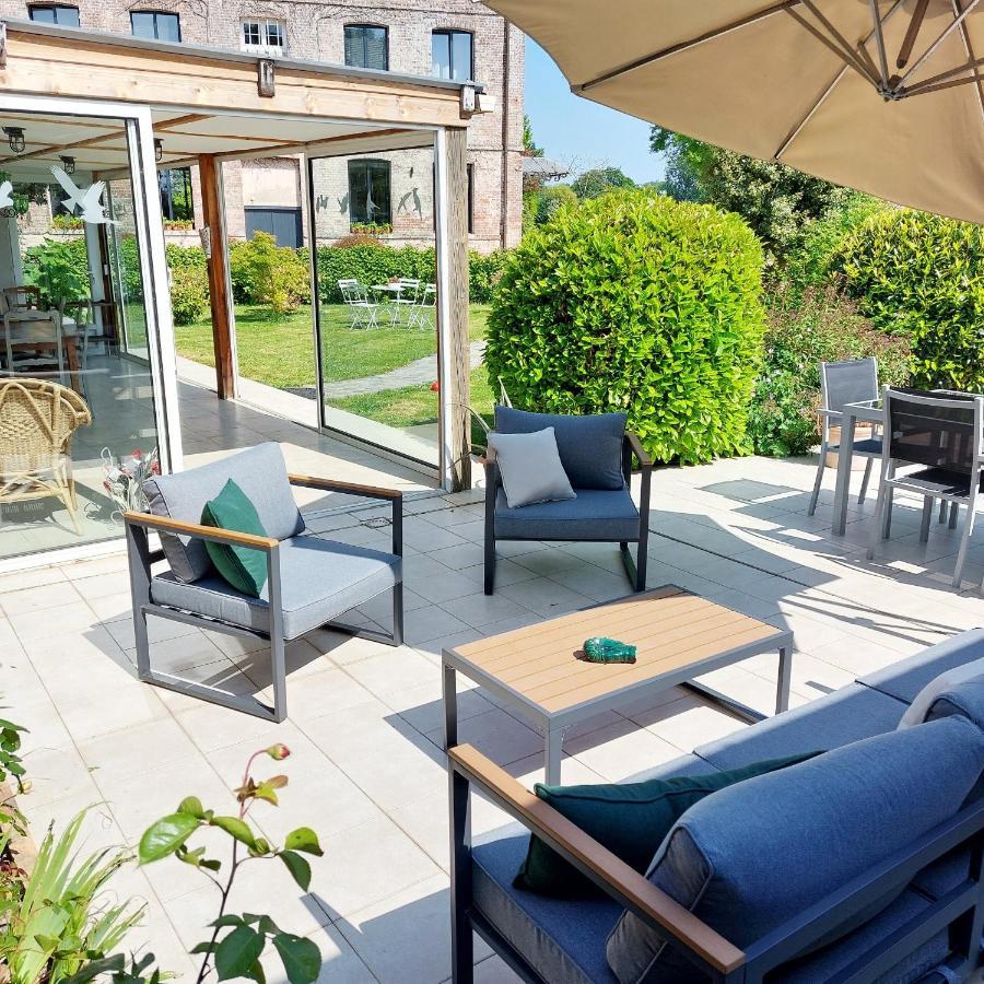 Les Jacquemarts Normands Maison D'Hotes - Guesthouse Belmesnil ภายนอก รูปภาพ